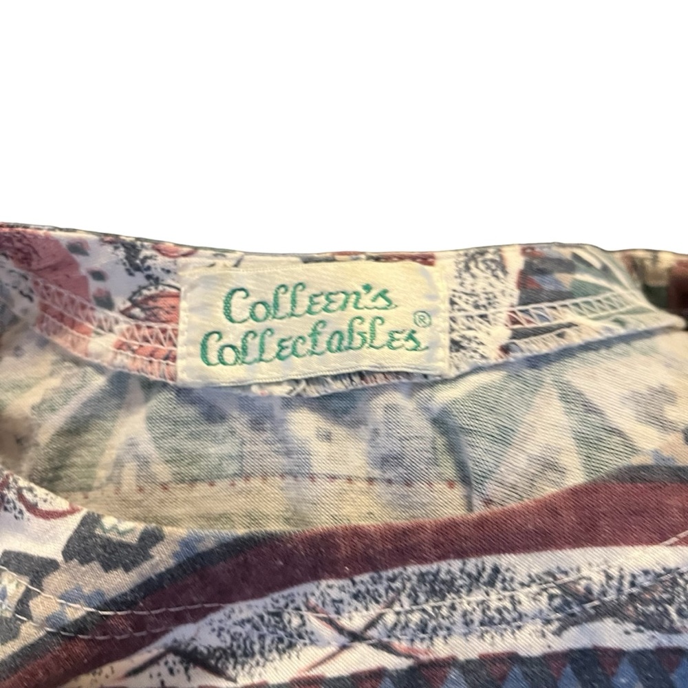 Vintage southwestern abstract print crewneck T-shirt S - Picture 11 of 11